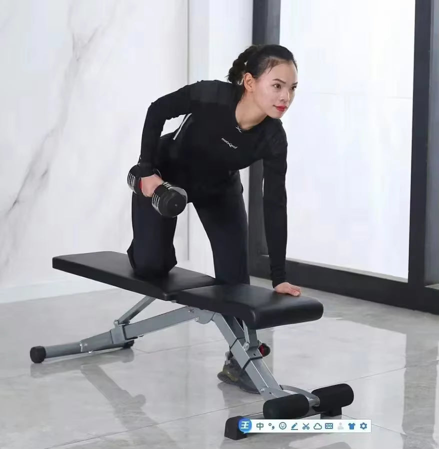 Most Popular Adjustable Multi-Functional Unisex Heavy Duty Weight Lifting Bench, Gym Equipment Workout Bench